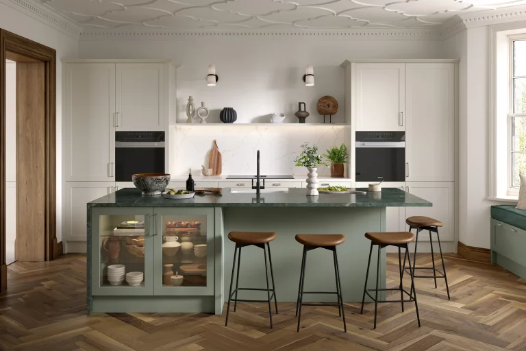 Aldana Taupe Grey & Reed Green