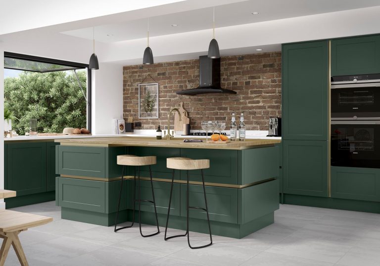 Clifden Heritage Green True Handle-less
