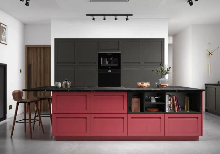 Harborne Graphite & Colour Matched Chicory Red