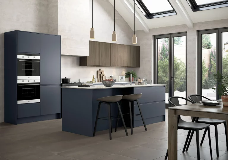 Strada Matte Slate Blue & Rezana Espresso