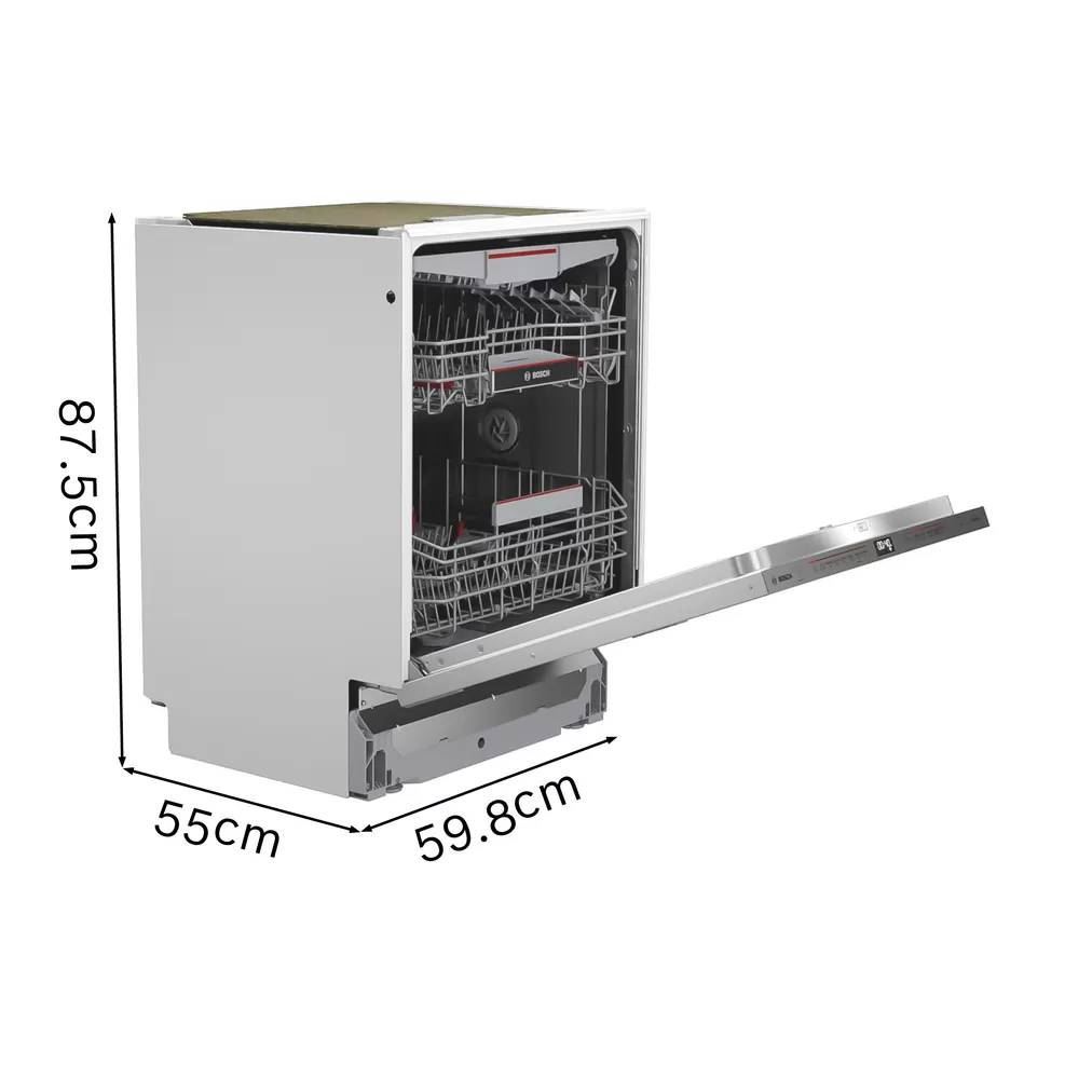 Bosch SMD6ZCX60G Fully Integrated 60cm Dishwasher